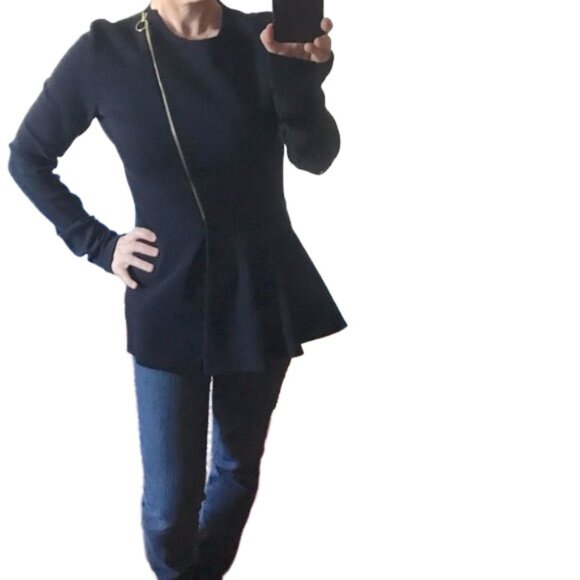 Stella McCartney Tops - Navy Stella McCartney knit top (very dark Navy!)